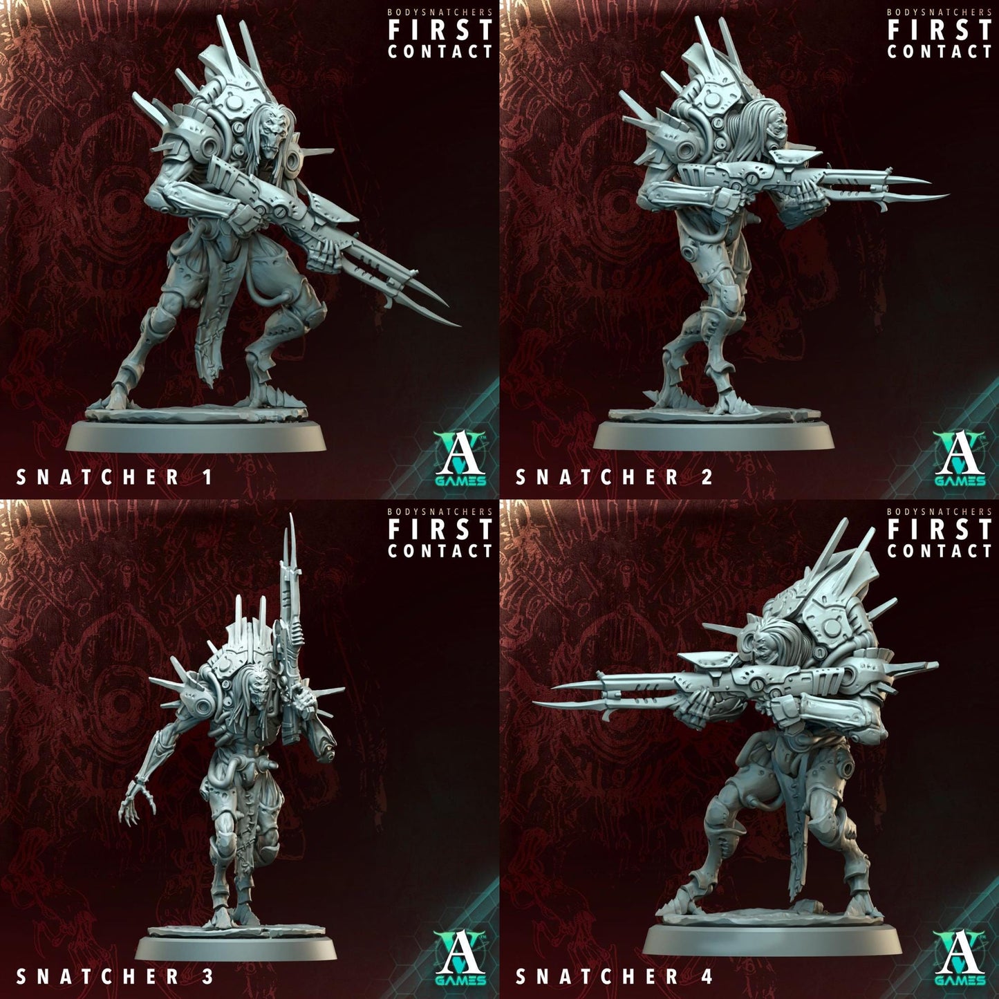 Bodysnatchers - First Contact by ArchvillainGames | 3D Printed Miniatures