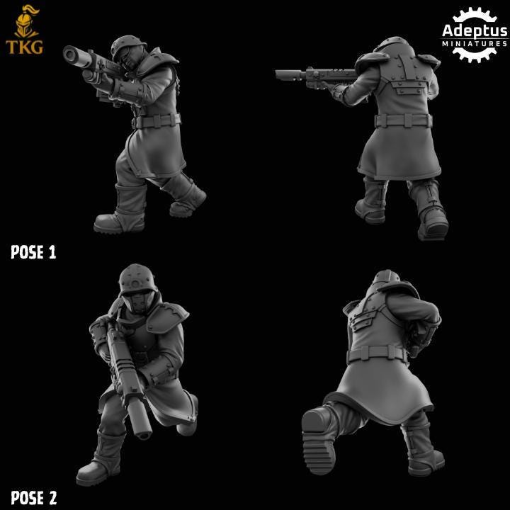 Mercenary Syndicate Kill Squad by Adeptus Miniatures | 3D printed Tabletop Miniatures