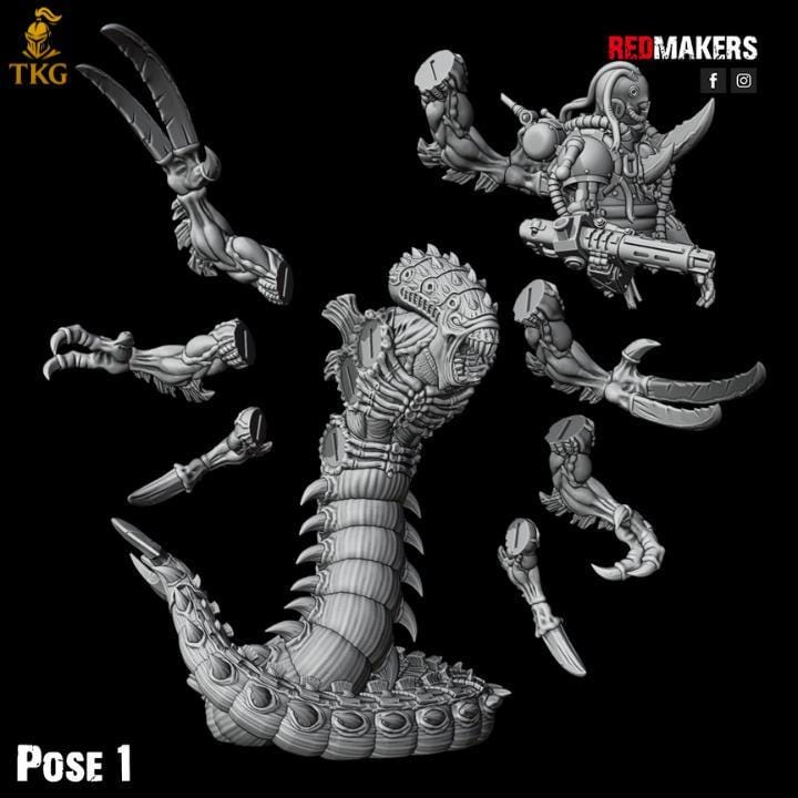Swarnids by Red Makers | 3D printed Tabletop Miniatures