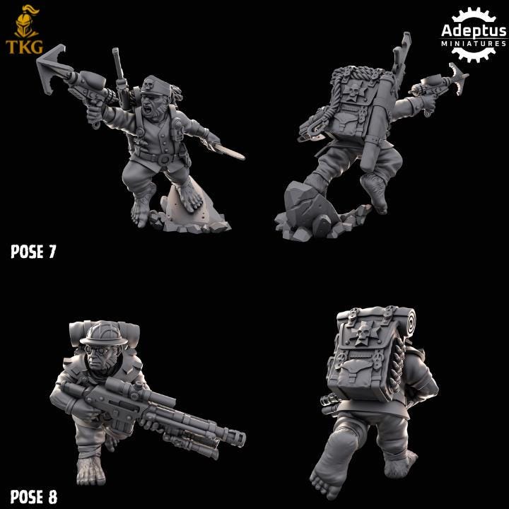 Nimblers Kill Squad by Adeptus Miniatures | 3D printed Tabletop Miniatures