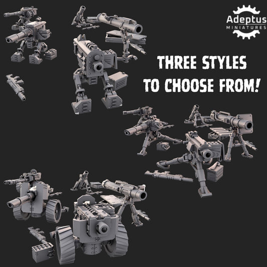 Guard Heavy Weapons by Adeptus Miniatures | Standalone Weapon Emplacements | 3D printed Tabletop Miniatures