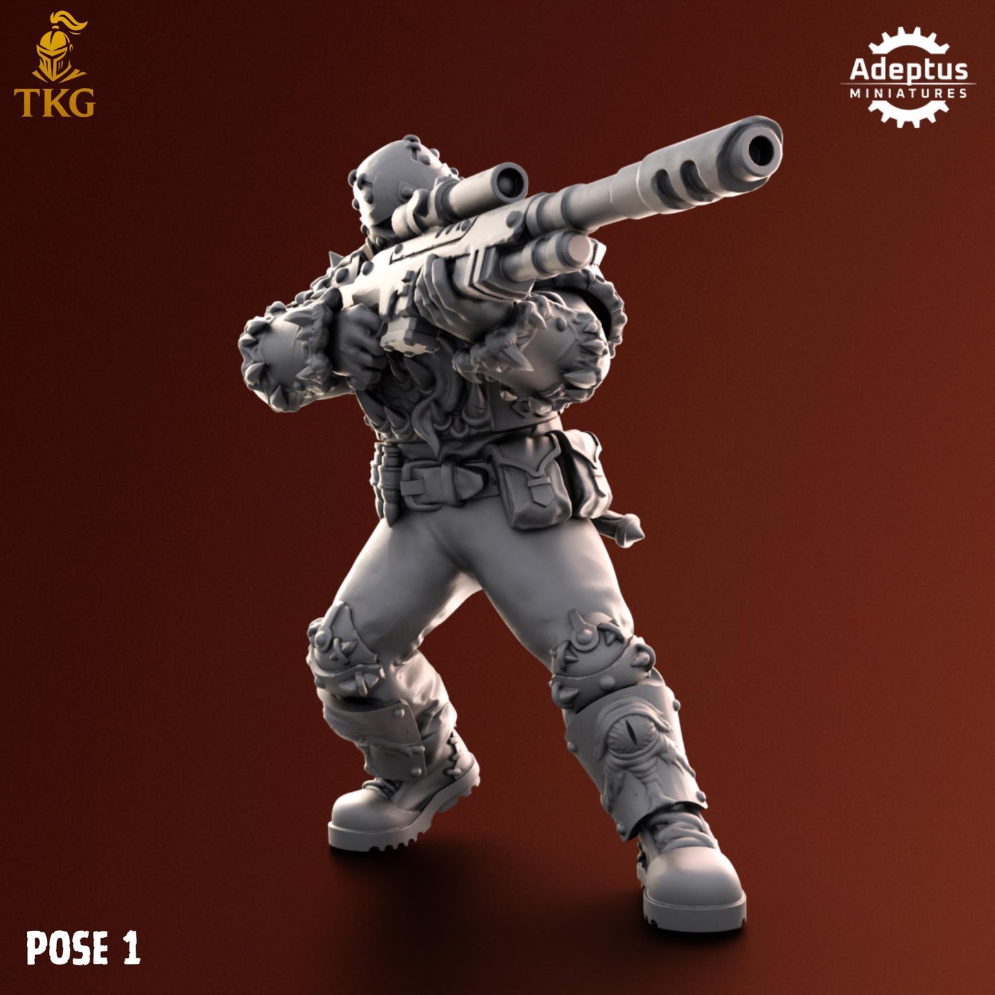 Rotmark Legion Snipers by Adeptus Miniatures | 3D printed Tabletop Miniatures