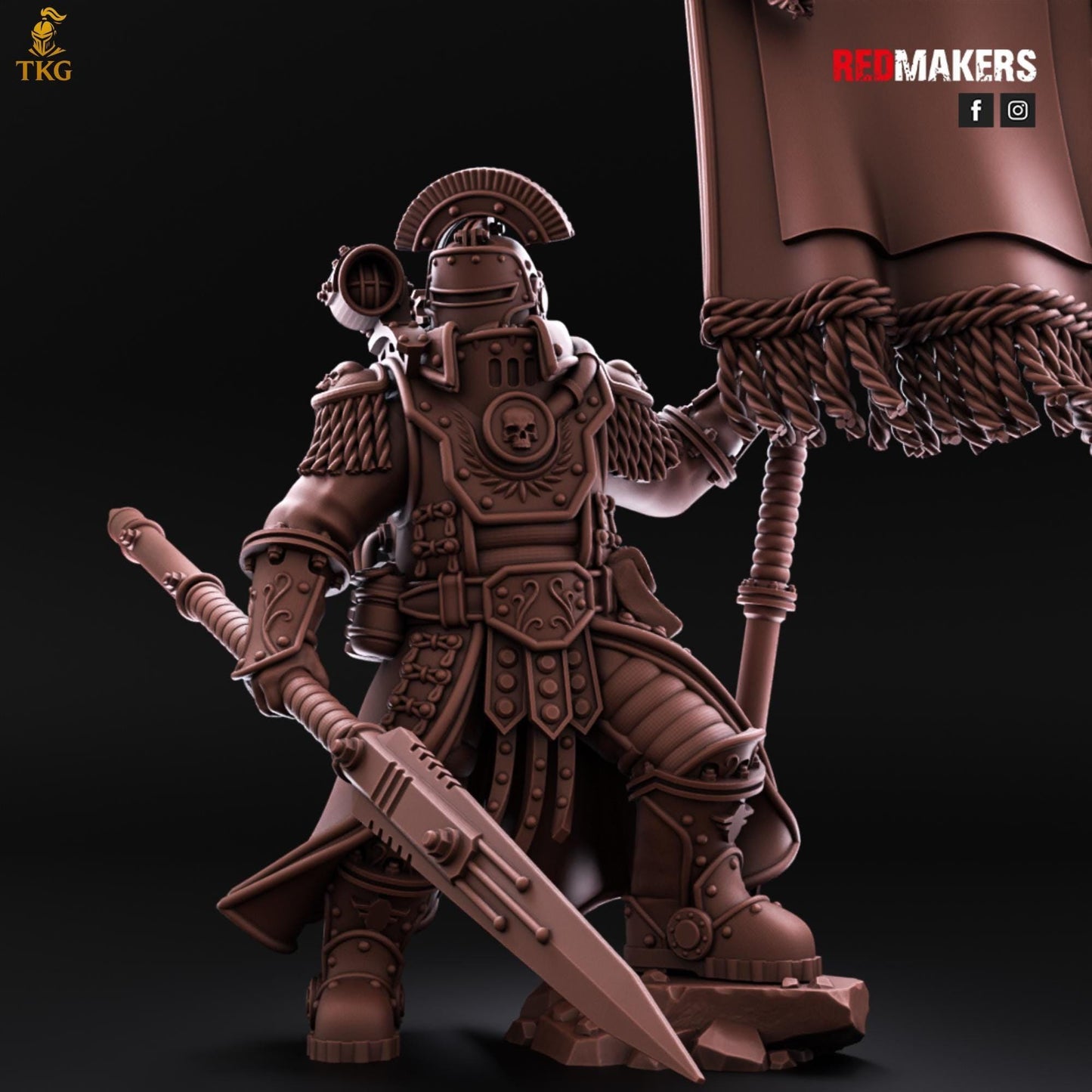 Solar Guard - Tactical Command Squad - Imperial Force by Red Makers | 3D printed Tabletop Miniatures