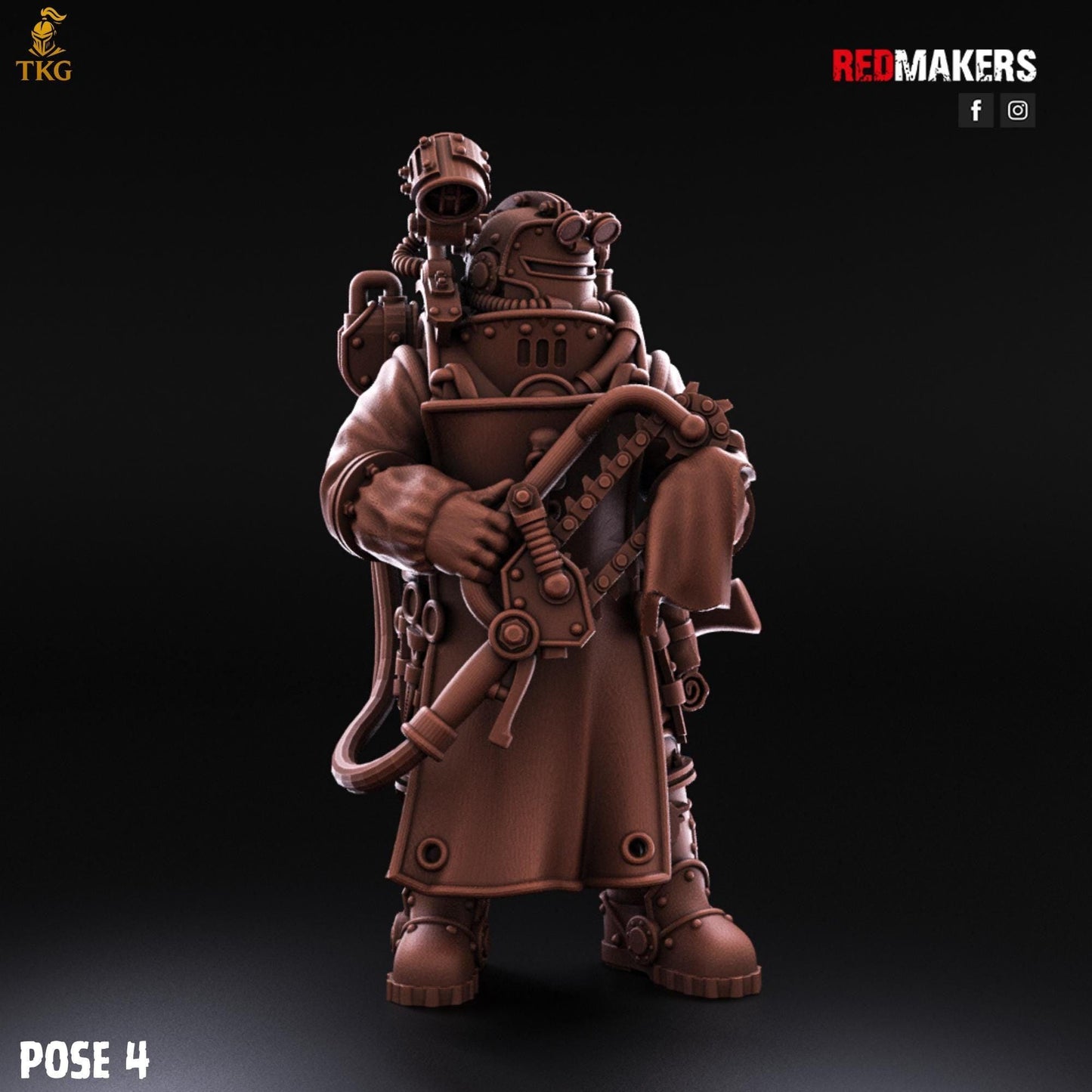 Solar Guard - Command Squad of the Imperial Force by Red Makers | 3D printed Tabletop Miniatures