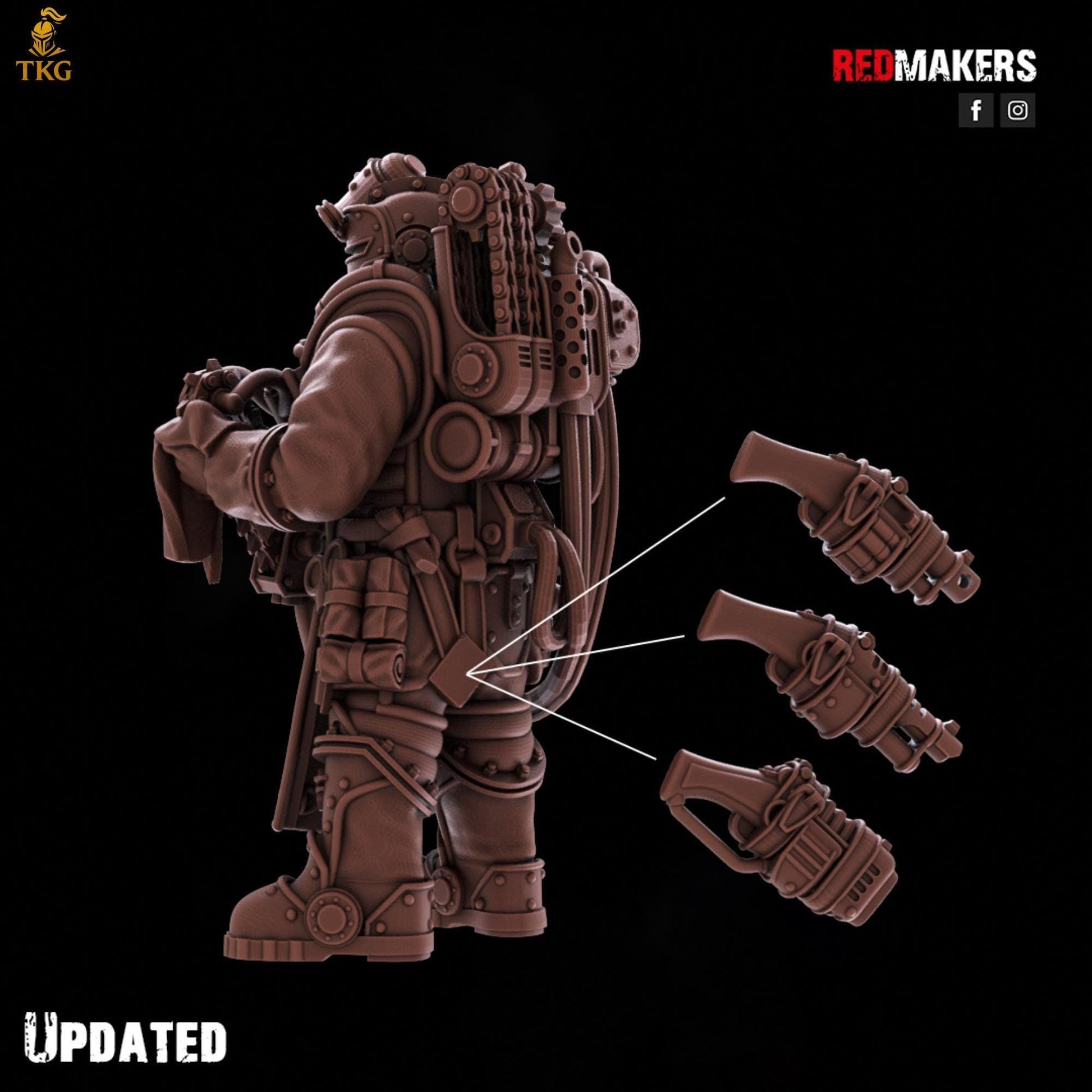 Solar Guard - Command Squad of the Imperial Force by Red Makers | 3D printed Tabletop Miniatures