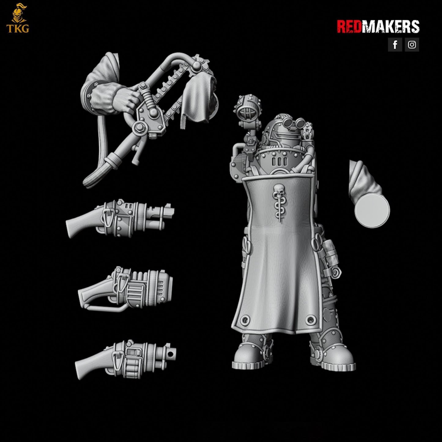 Solar Guard - Command Squad of the Imperial Force by Red Makers | 3D printed Tabletop Miniatures