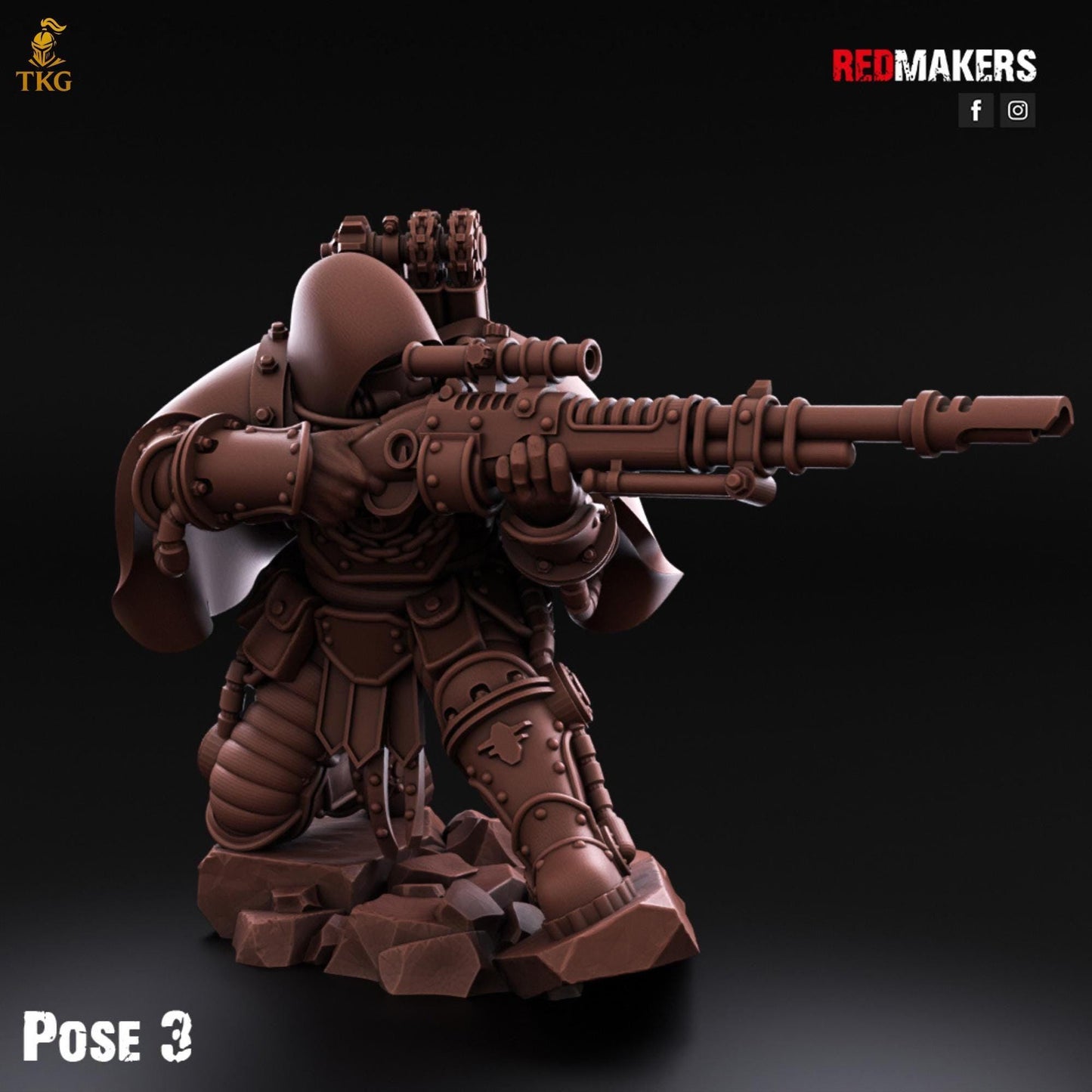 Solar Guard - Snipers of the Imperial Force by Red Makers | 3D printed Tabletop Miniatures