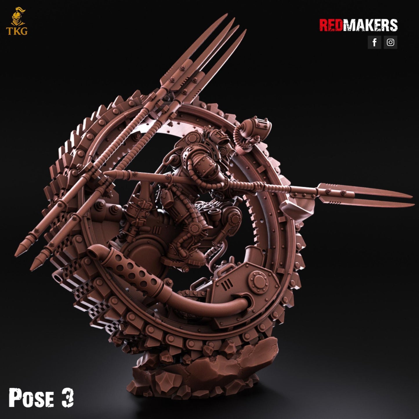 Riders of the Imperial Force by Red Makers | 3D printed Tabletop Miniatures