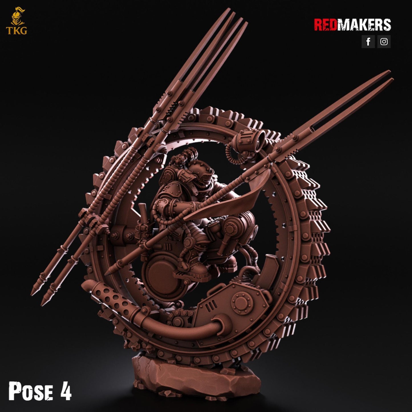 Riders of the Imperial Force by Red Makers | 3D printed Tabletop Miniatures