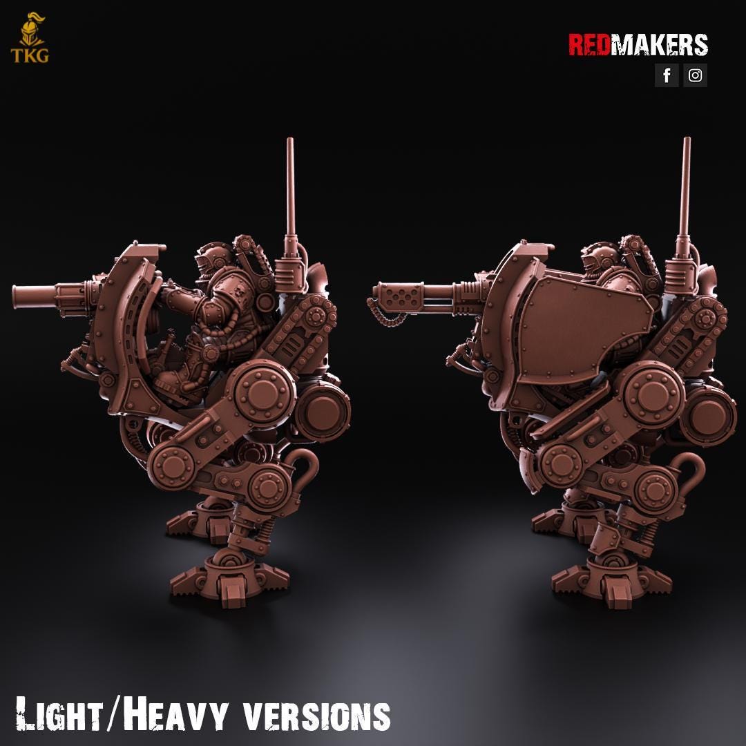 Scout Solar Mech - Imperial Force by Red Makers | 3D printed Tabletop Miniatures