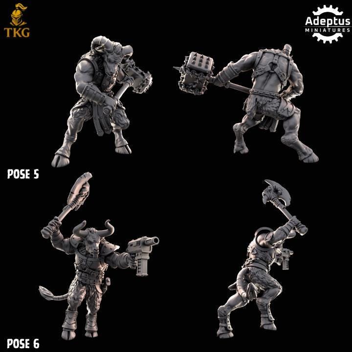 Gorehorn Kill Squad by Adeptus Miniatures | 3D printed Tabletop Miniatures