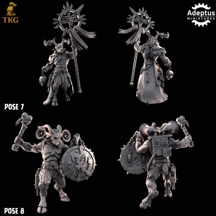 Gorehorn Kill Squad by Adeptus Miniatures | 3D printed Tabletop Miniatures