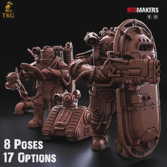 Solar Guard Kill Squad by Red Makers | 3D printed Tabletop Miniatures