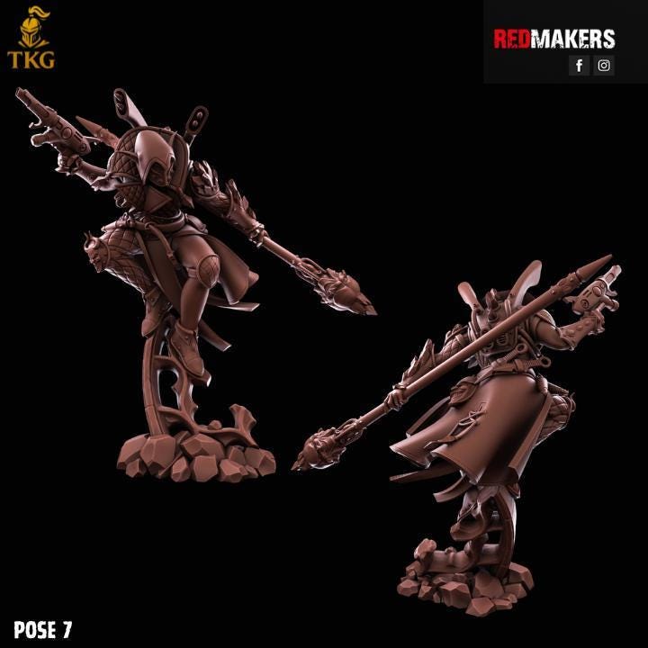 The Silent Masque Kill Squad by Red Makers | 3D printed Tabletop Miniatures