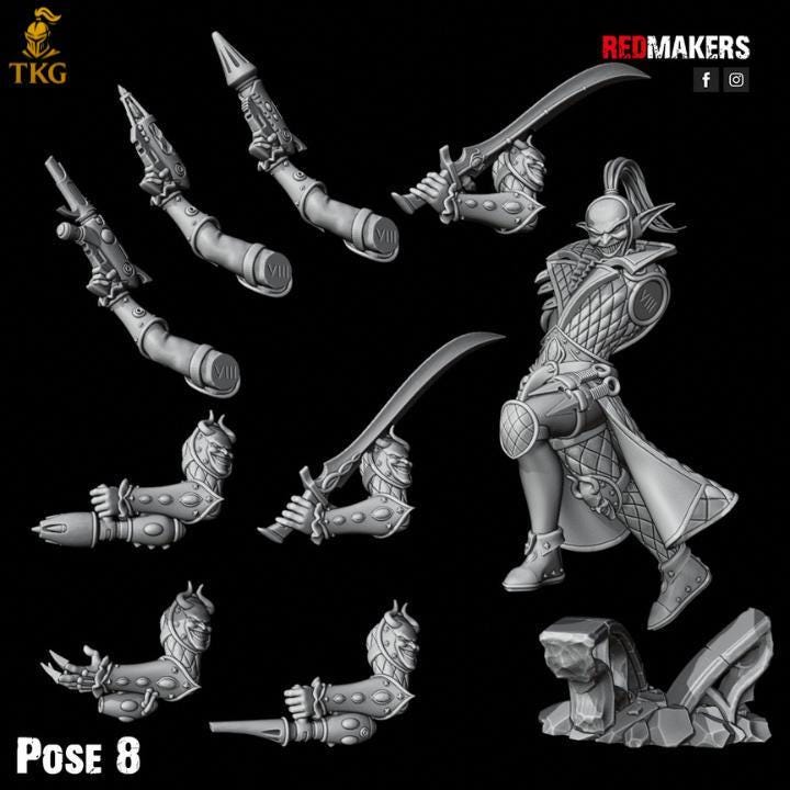 The Silent Masque Kill Squad by Red Makers | 3D printed Tabletop Miniatures