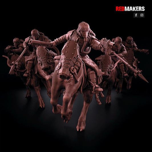 Cavalry of the Imperial Force by Red Makers | 3D printed Tabletop Miniatures