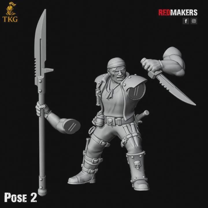 Inquisition Kill Squad by Red Makers | 3D Printed Tabletop Miniatures