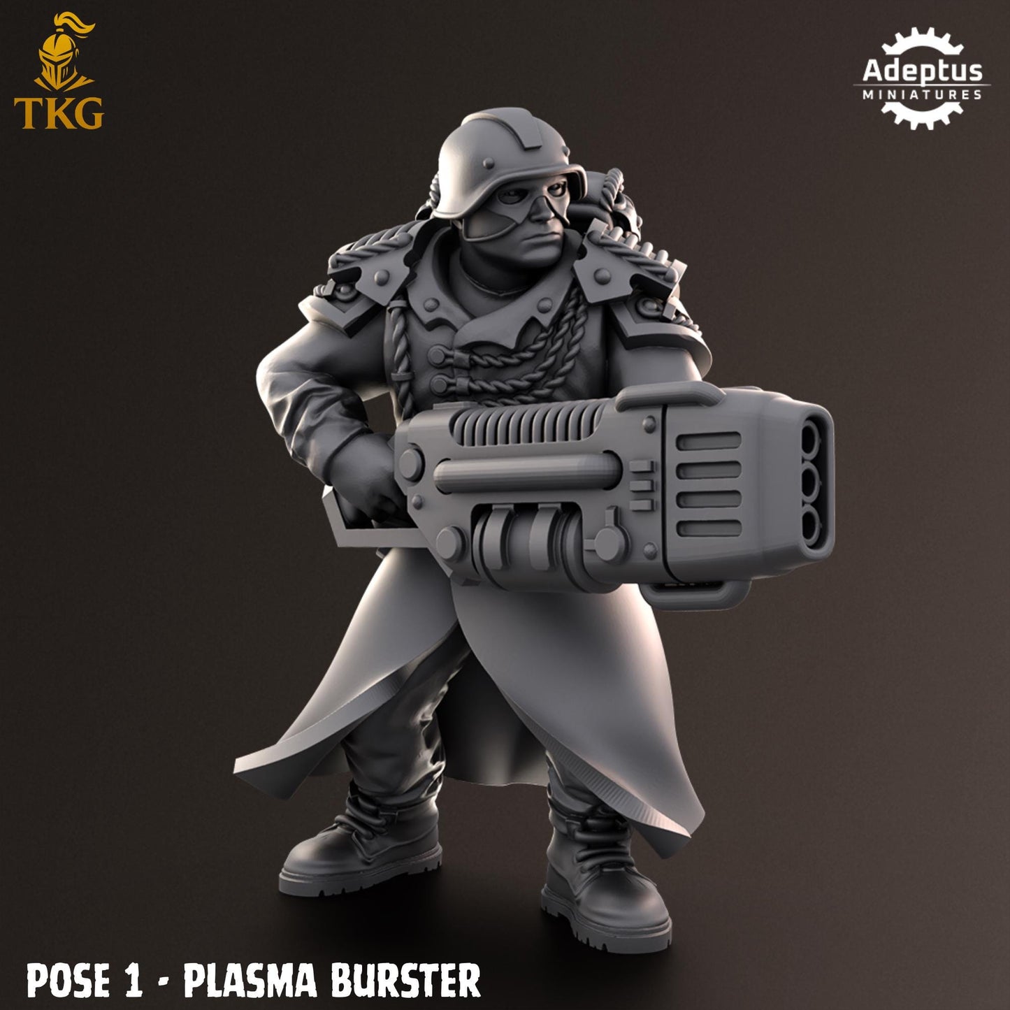 Nightcloak Regiment Special Weapons Team by Adeptus Miniatures | 3D printed Tabletop Miniatures