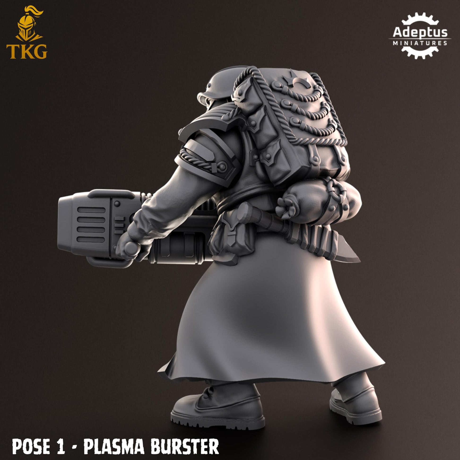 Nightcloak Regiment Special Weapons Team by Adeptus Miniatures | 3D printed Tabletop Miniatures