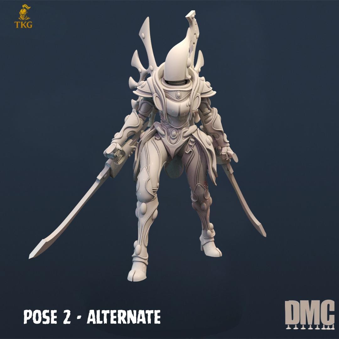 Bone Blades by DrunkMag0sCellar | Alternate Version available | 3D printed Tabletop Miniatures