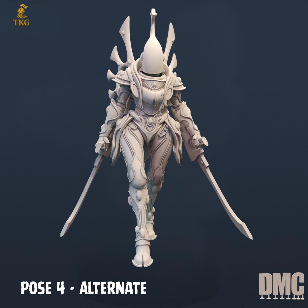 Bone Blades by DrunkMag0sCellar | Alternate Version available | 3D printed Tabletop Miniatures