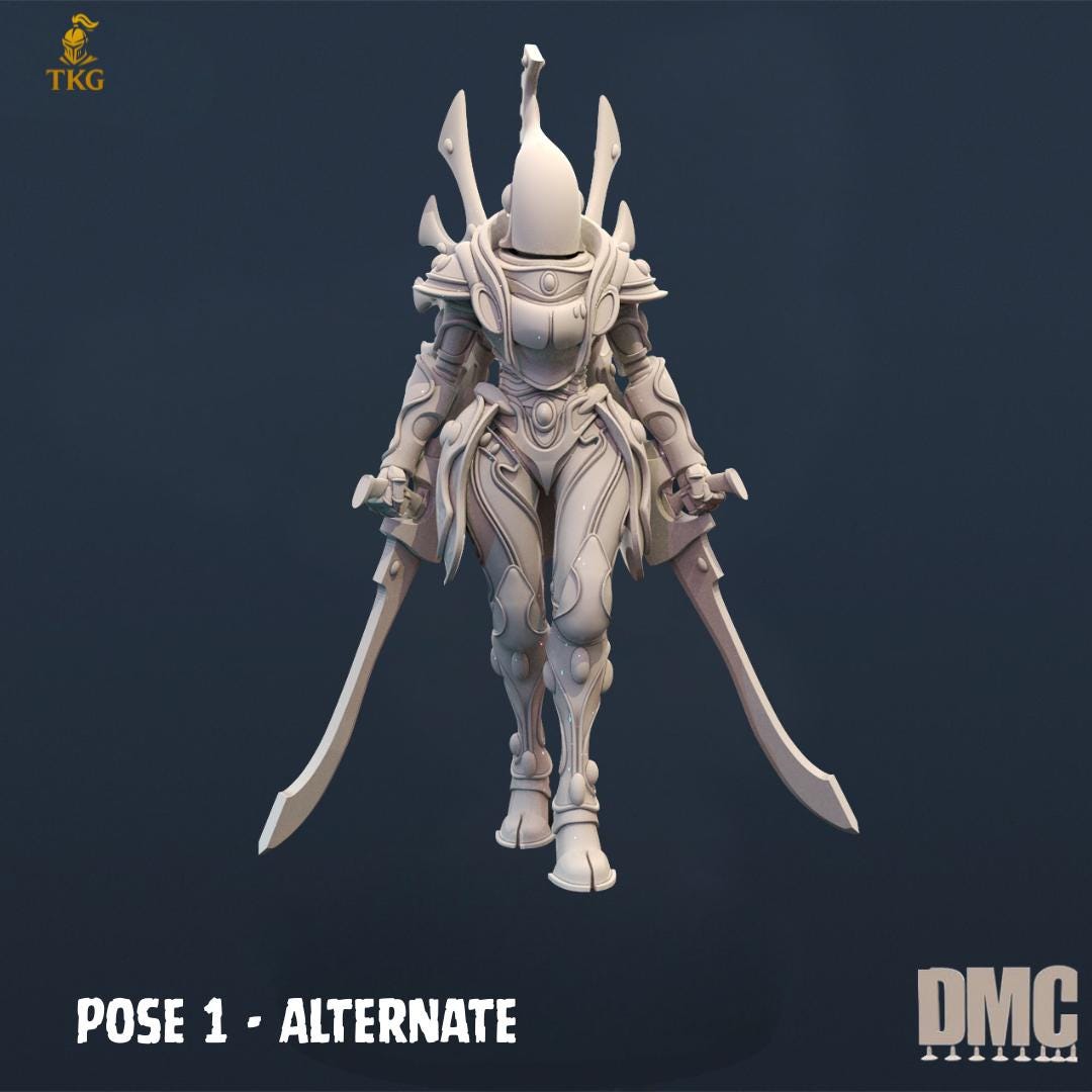 Bone Blades by DrunkMag0sCellar | Alternate Version available | 3D printed Tabletop Miniatures