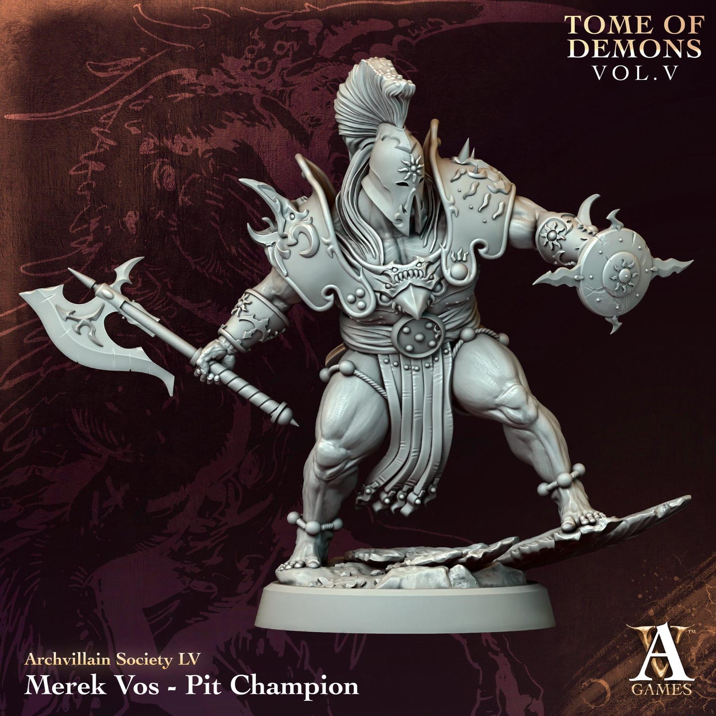 Tome of Demons- Vol. V by ArchvillainGames | 3D Printed Miniatures