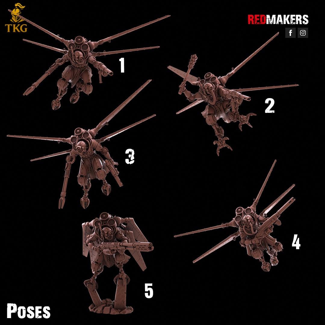 Omniforge Skyterax by RedMakers | 3D Printed Tabletop Miniatures