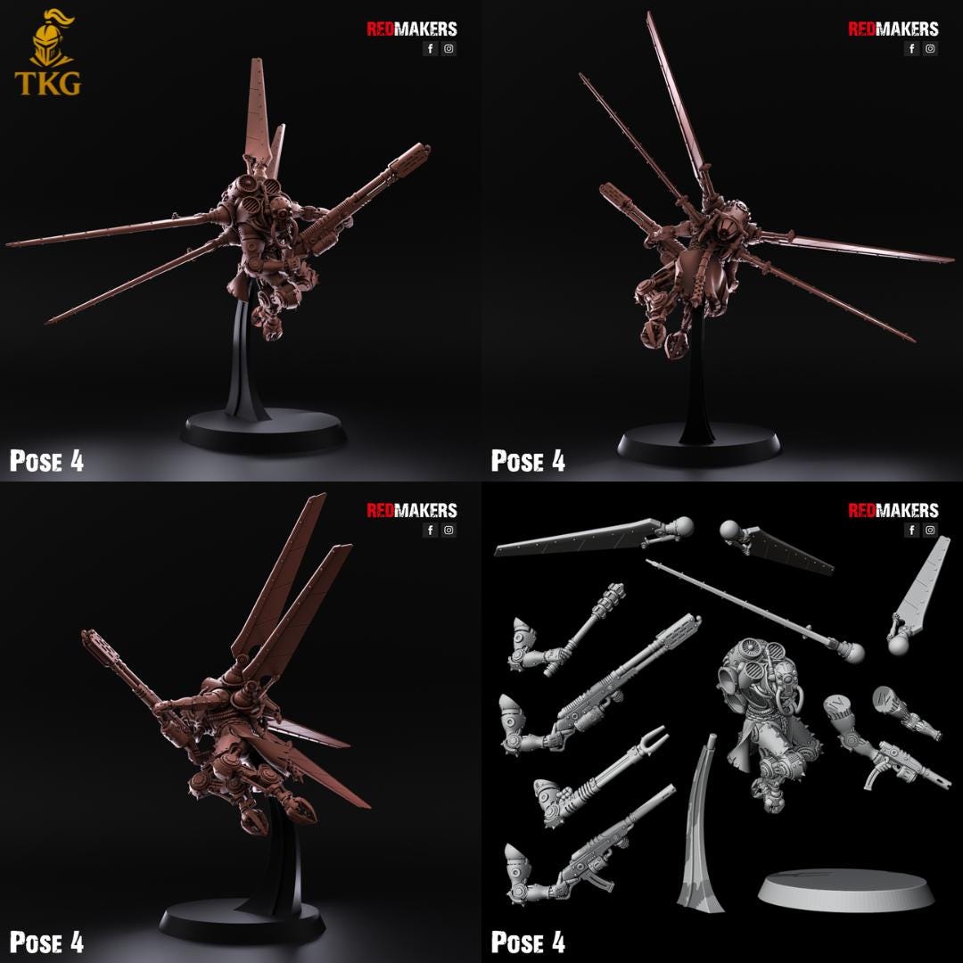 Omniforge Skyterax by RedMakers | 3D Printed Tabletop Miniatures