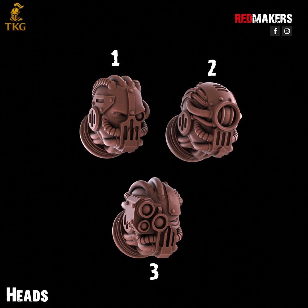 Omniforge Mech-Breachers by RedMakers | 3D Printed Tabletop Miniatures