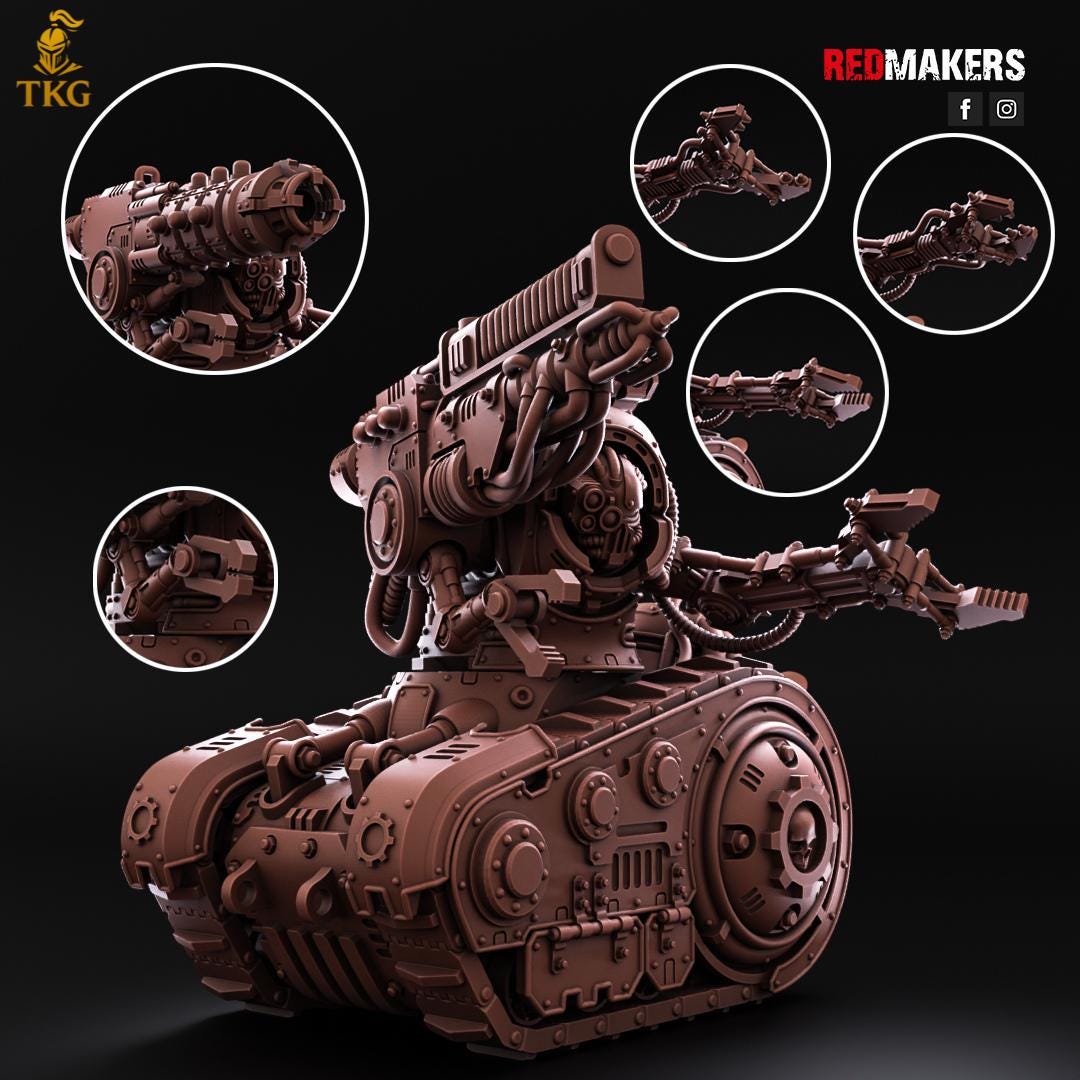 Omniforge Mech-Breachers by RedMakers | 3D Printed Tabletop Miniatures