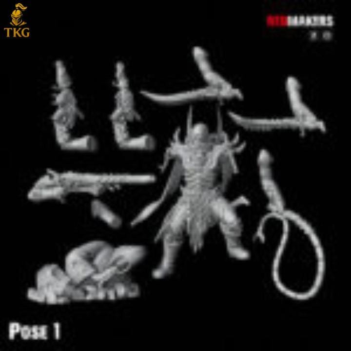 Dark Elves Kill Squad by Red Makers | 3D printed Tabletop Miniatures