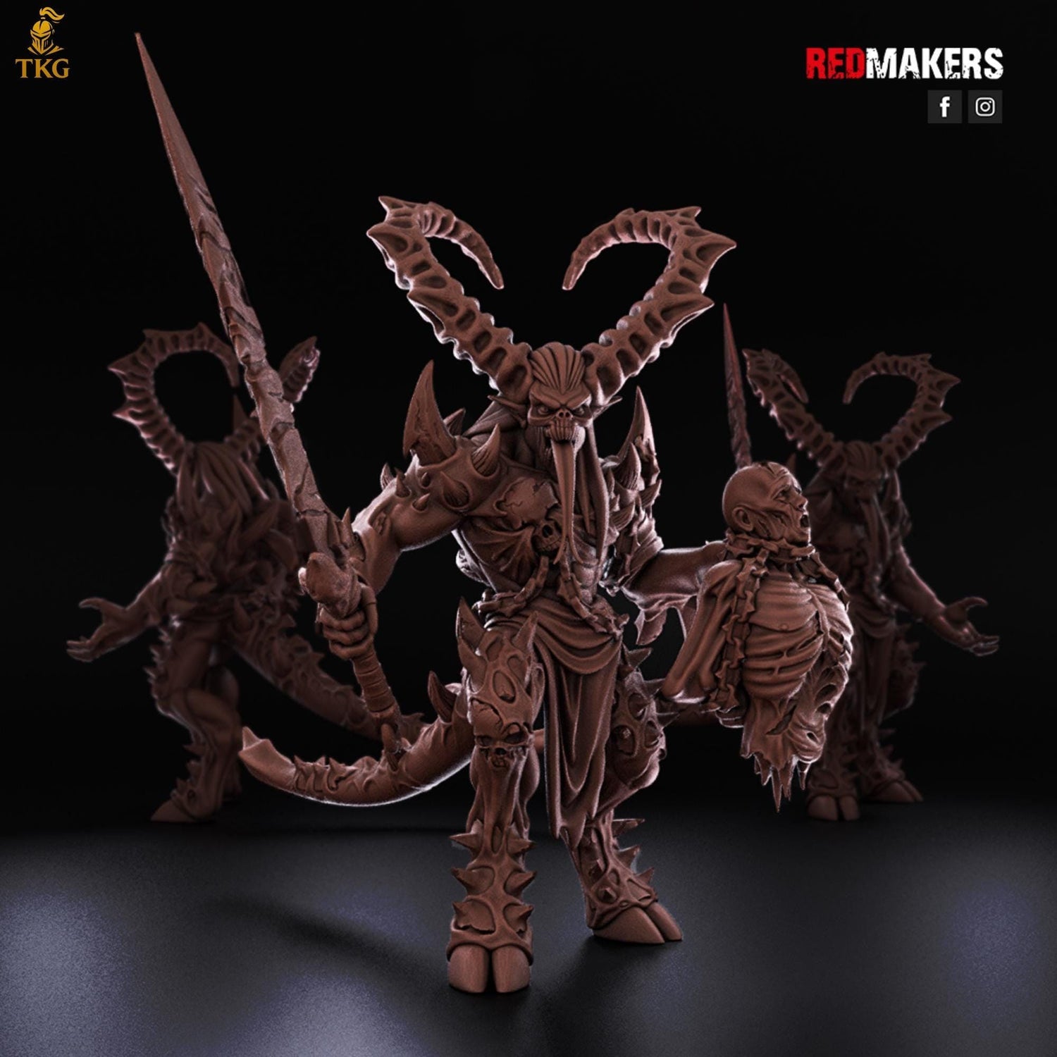 Bloodthirsty Master by RedMakers | 3D Printed Tabletop Miniatures