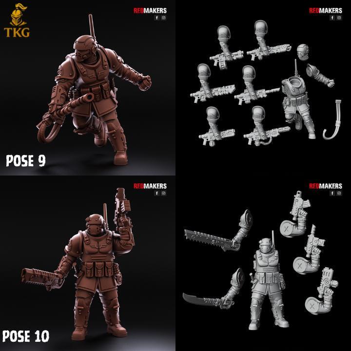 Shock Troops Kill Squad by Red Makers | 3D printed Tabletop Miniatures