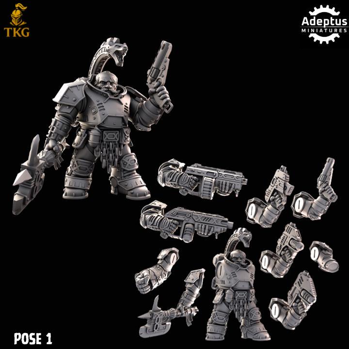 Heavy Dwarves Kill Squad by Adeptus Miniatures | 3D printed Tabletop Miniatures