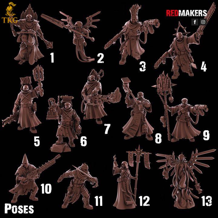 Hallowed Flame Kill Squad by Red Makers | 3D printed Tabletop Miniatures