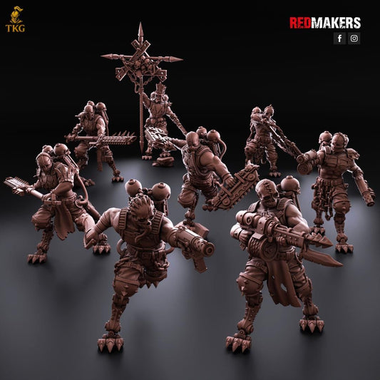 The Scarbinders Kill Squad by Red Makers | 3D printed Tabletop Miniatures