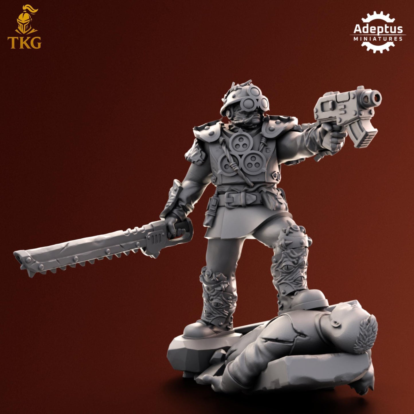 Rotmark Legion Commander by Adeptus Miniatures | 3D printed Tabletop Miniatures