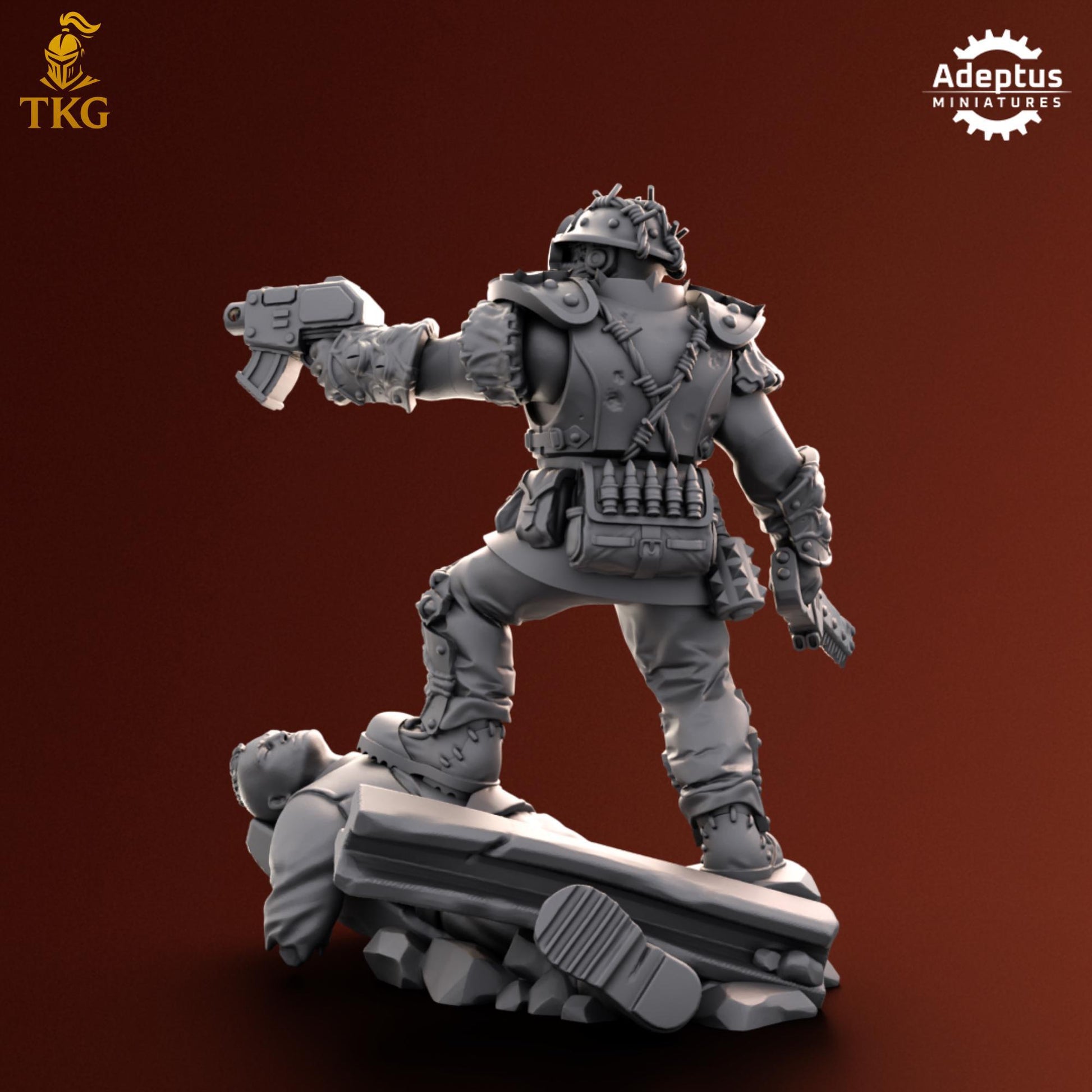 Rotmark Legion Commander by Adeptus Miniatures | 3D printed Tabletop Miniatures