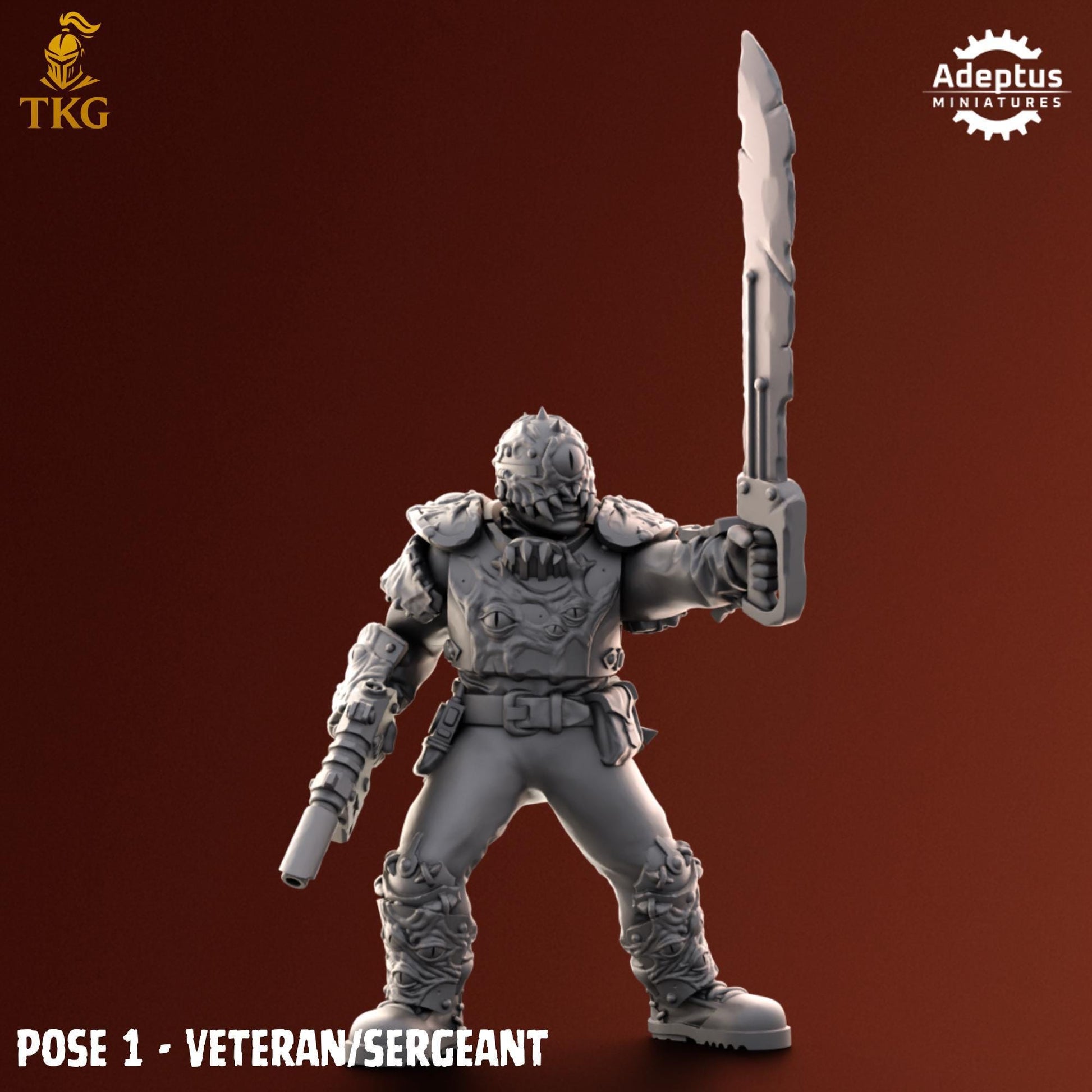 Rotmark Legion Command Squad by Adeptus Miniatures | 3D printed Tabletop Miniatures