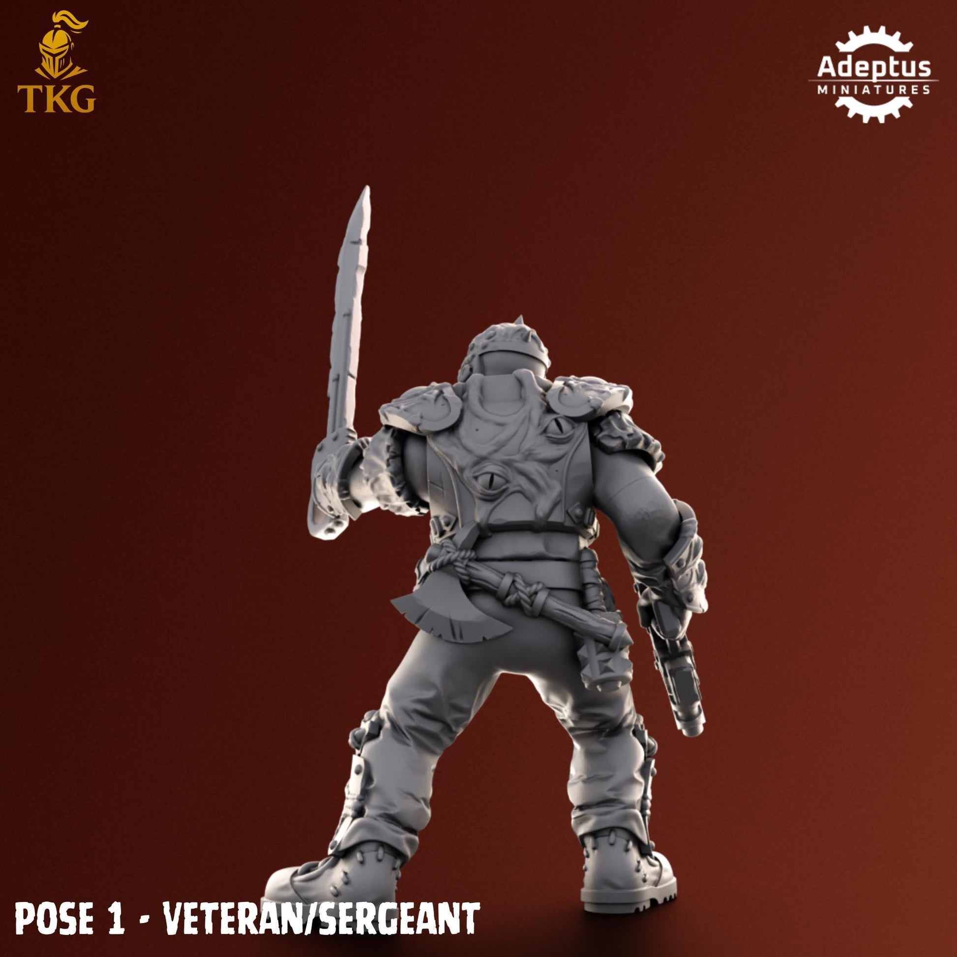 Rotmark Legion Command Squad by Adeptus Miniatures | 3D printed Tabletop Miniatures