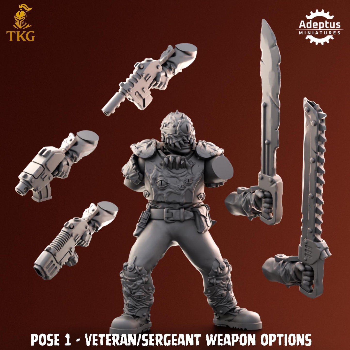 Rotmark Legion Command Squad by Adeptus Miniatures | 3D printed Tabletop Miniatures