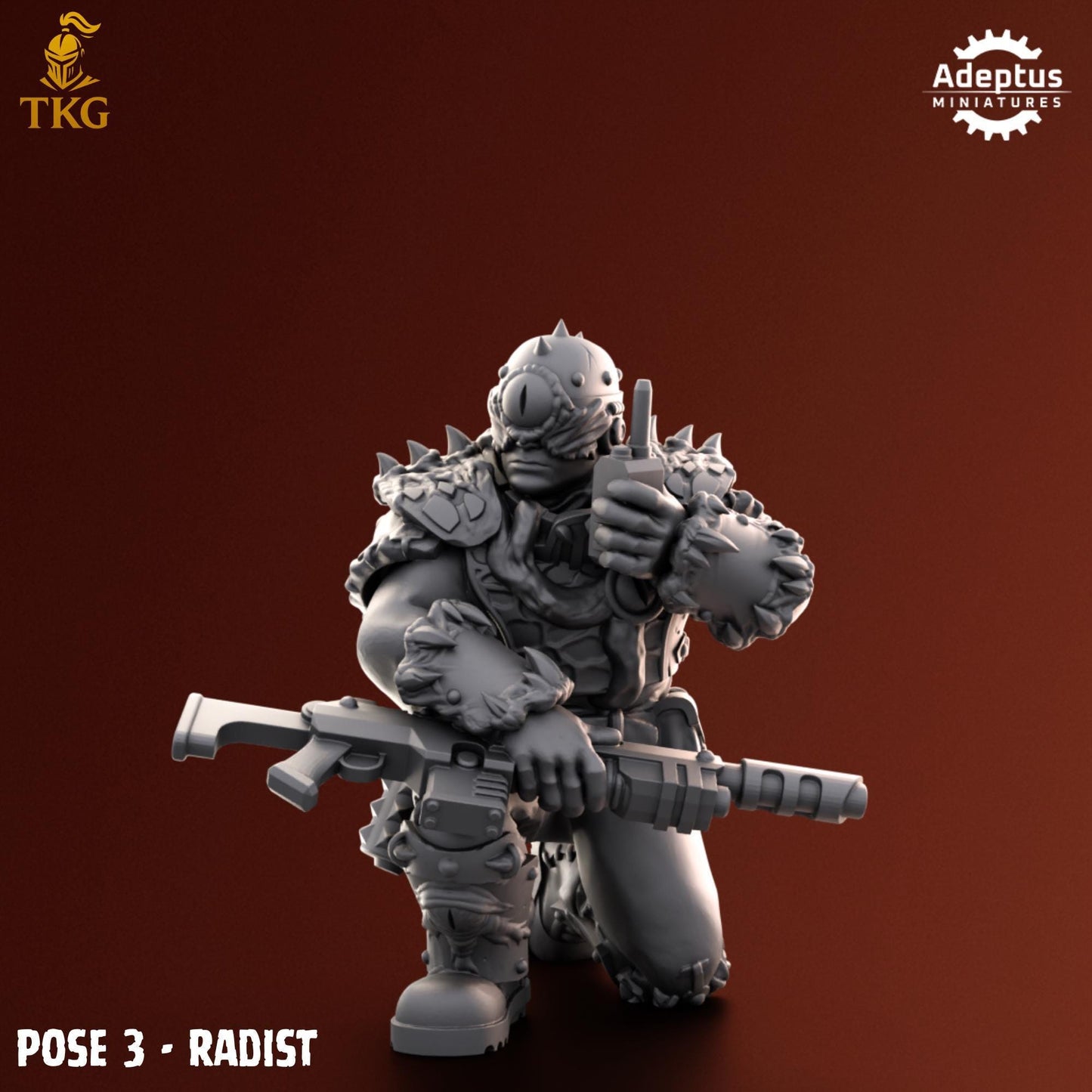 Rotmark Legion Command Squad by Adeptus Miniatures | 3D printed Tabletop Miniatures