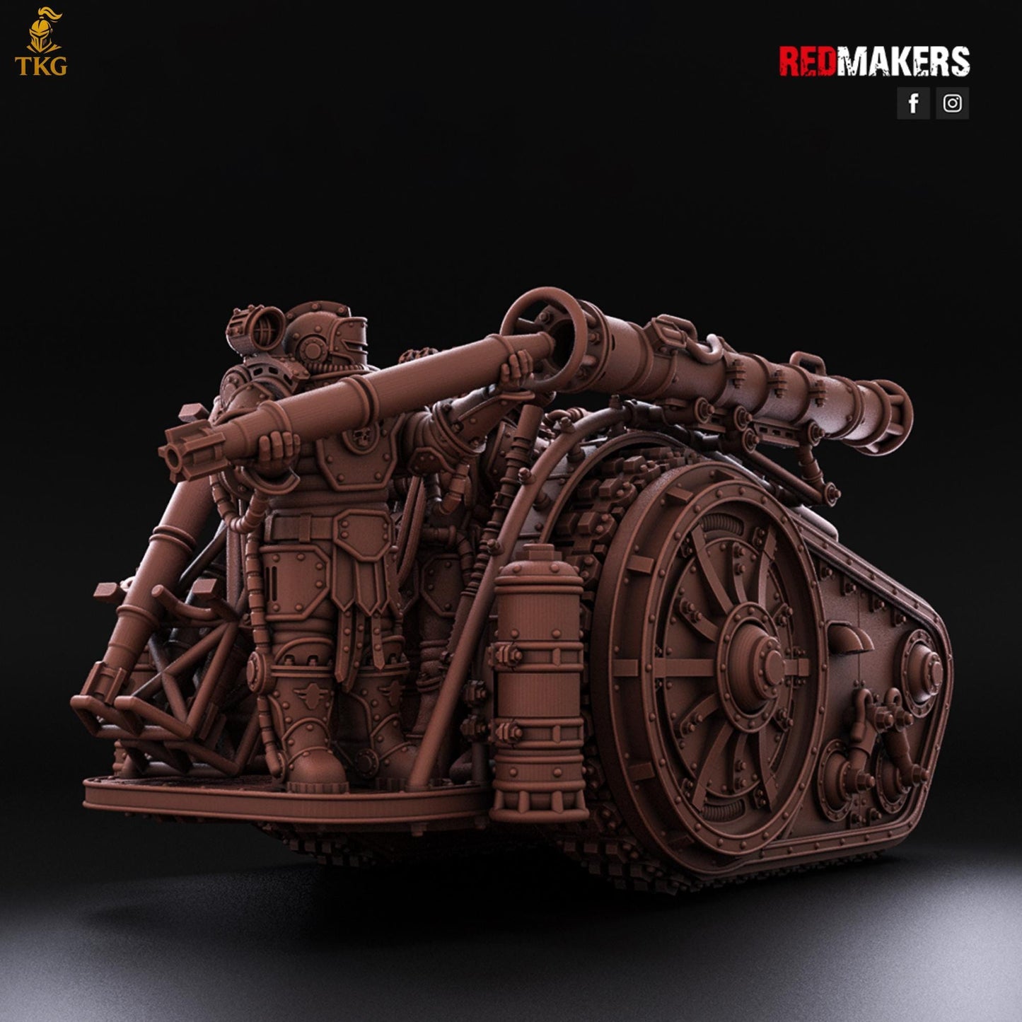 Solar Guard - Heavy Support Squad by Red Makers | 3D printed Tabletop Miniatures