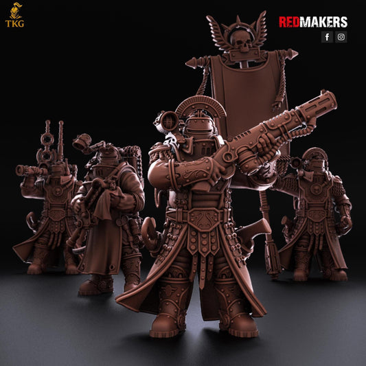 Solar Guard - Command Squad of the Imperial Force by Red Makers | 3D printed Tabletop Miniatures