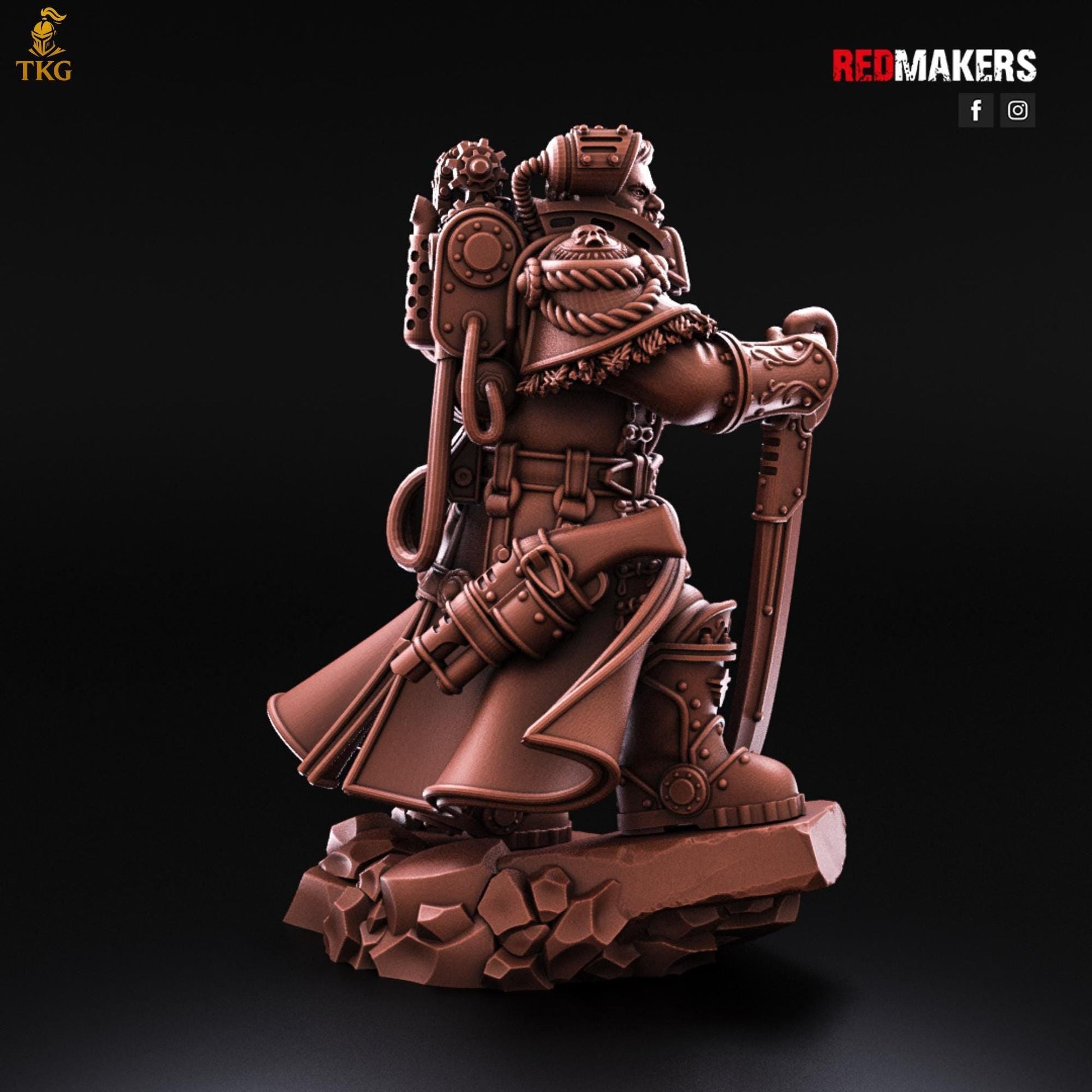 Solar Guard - Officer of the Imperial Force by Red Makers | 3D printed Tabletop Miniatures