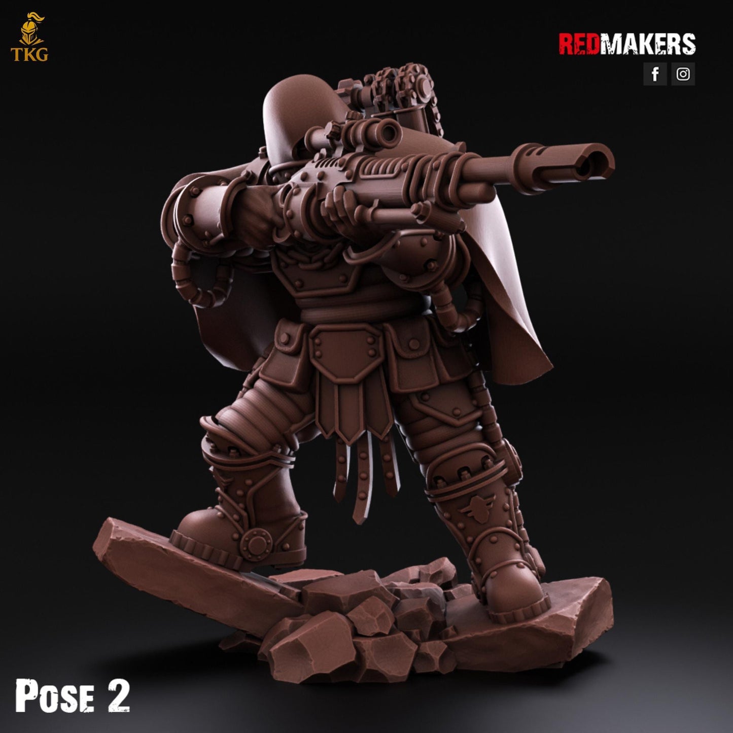 Solar Guard - Snipers of the Imperial Force by Red Makers | 3D printed Tabletop Miniatures
