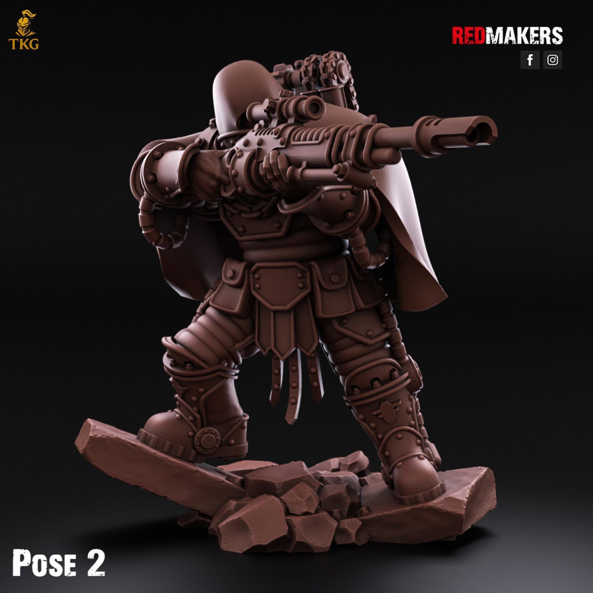 Solar Guard - Snipers of the Imperial Force by Red Makers | 3D printed Tabletop Miniatures