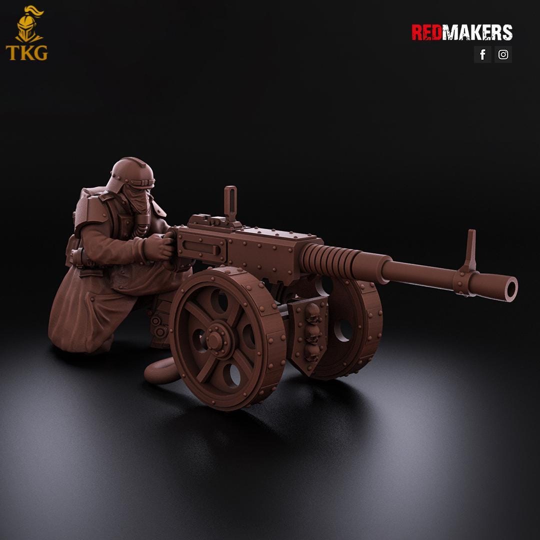Death Division - Heavy Support Squad by Red Makers | 3D printed Tabletop Miniatures