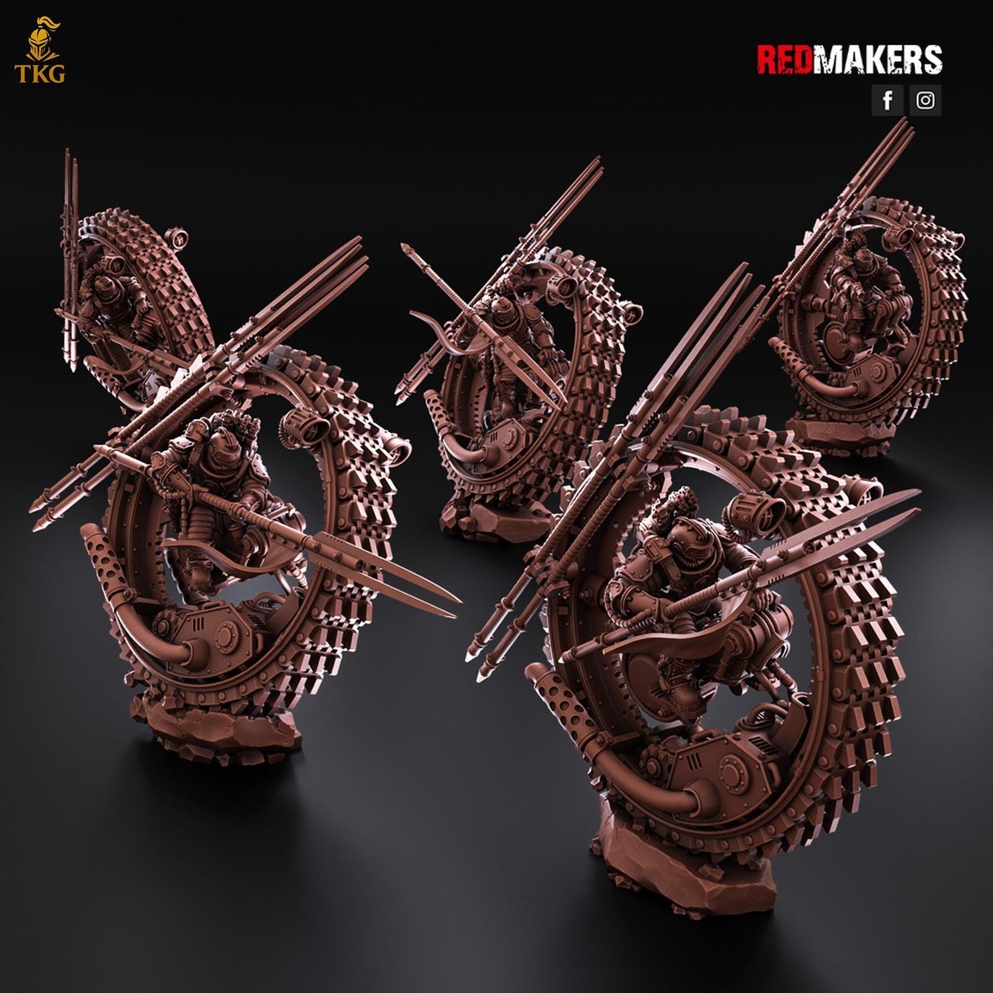 Riders of the Imperial Force by Red Makers | 3D printed Tabletop Miniatures
